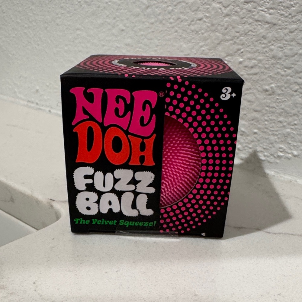Needoh fuzzball in pink